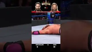 Every Seth Rollins vs Edge 1 on 1 Match Result Edit 💥 #wwe