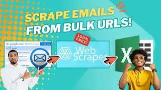 How to Find, Extract, or Scrape Emails from URLs or Websites List | 100% Free