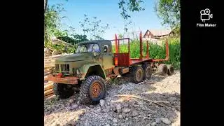 Rc zil 131 log truck 1/11 ish 6x6