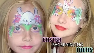 2 EASTER FACE-PAINT IDEAS FOR YOUNG GIRLS
