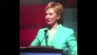 Hillary Clinton unleashes George Soros. Rare video.