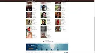 Christian Caf&eacute; : presentation of the interface of the dating site for single Christians