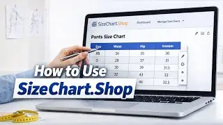 Create Clothing Size Charts in Minutes | Beginner Tutorial (UK Sizing)