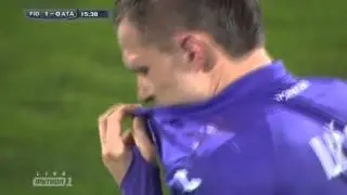 Josip Iličić Fantastic Free Kick Goal ~ Fiorentina vs Atalanta 1 0  Serie A  08 02 2014 HD