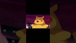#shorts Pokemon Journeys  Episode 82 Pikatchu Gigantamaxes eating a G-MAX move
