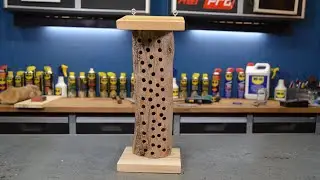 Hotel de insectos basico para abejas solitarias y avispas
