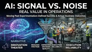 Signal Over Hype | What &ldquo;Real Value&rdquo; from AI Actually Means in Operating Environments