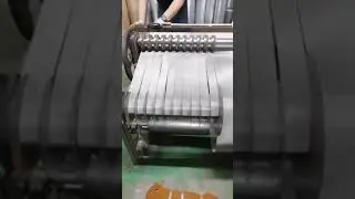 High-Precision Stainless Steel Mesh Strip Cutting