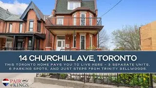 SOLD: Toronto Income Property For Sale | 3 Units + 6 Parking Spots Near Ossington | 14 Churchill Ave