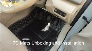 7D mats Unboxing and installation in Ertiga 2021