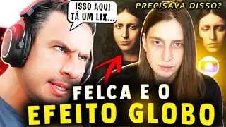 SUPER XAND&Atilde;O REAGINDO - FELCA SE VESTE DE MONALISA ap&oacute;s ENTRAR PRA GLOBO (O QUE ACONTECEU?)