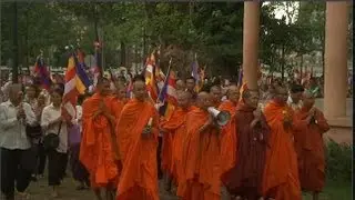 Cambodians March For Peace Amid Election Tensions