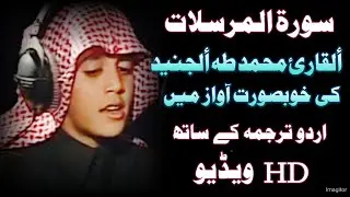 Beautiful Quran, Surah Al-Mursalat, Reciter Muhammad Taha Al-Junaid, with Urdu Translation