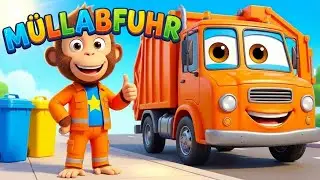 Das Müllauto Lied 🚛 Alles sauber mit MonkeyPOP | Fahrzeuge für Kinder