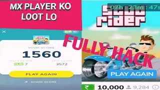 Mx player stud rider game h@ck trick||mx player game new trick||stud rider game fully h@ck!!