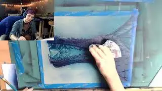 Testing out new art supplies- Strathmore TONED Mixed Media paper test and illustration