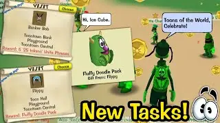 Cartoonival Token Unites & Fluffy Backpack Tasks! | Toontown Rewritten