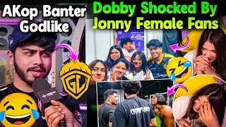 AKop Funny Banter GodLike😂 Free Bounty Points😅 Dobby Full Shocked By Jonathan Female Fans🥵