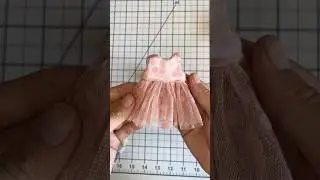 sewing a tiny tutu dress