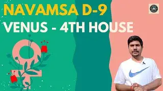 Venus in 4th House in D-9 Navamsa Chart - Vedic Astrology