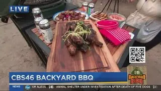 Backyard BBQ: Chicken drumsticks, grilled eggplant dip and more!