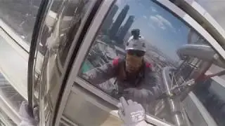 DC Rope Access At Burj Khalifa, Going Out, Aid Climbing, LED Lights Repairs
