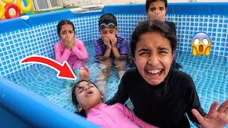 جوجو تغرق بالمسبح ... تعالوا شوفوا كيف ! سوالف بناتي