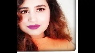 Purple obssesion | How to pull off purple lipstick | Makeup tutorial