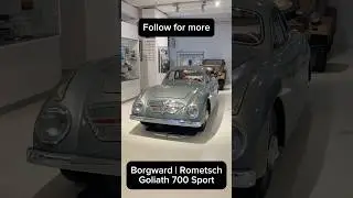 🛞Borgward | Rometsch Goliath 700 Sport #borgward #rometsch #classiccars #vintagecars #carspotting