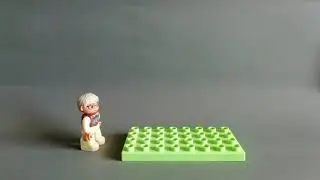 Lego duplo, stop motion, house, grandfather