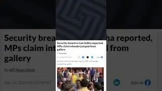 Lok sabha Attack by Gas | security breach in parliament #loksabha #attack #indianparliament #india