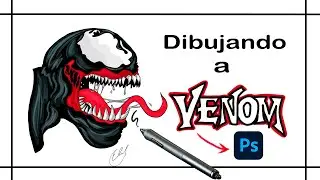 DIBUJEMOS A VENOM EN PHOTOSHOP 🕷️🕸️ | &iexcl;BOOGIE CAT!