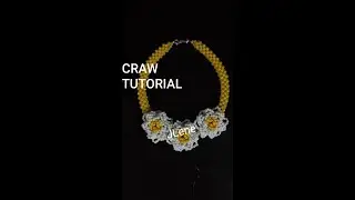 Bead Making || Basic Cubic Right Angle Weave || DIY Craw