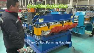 TR4 Roofing Sheet Crimping Machine