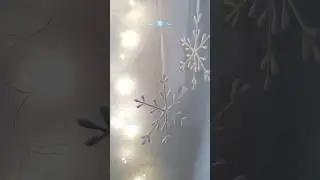 Easy Christmas decor idea | DIY  snowflake ❄🎅 !!! #christmas #christmasdecor #shorts