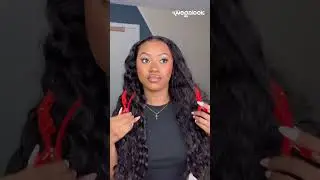 Slay the day with ease using this 13x6 bohemian curl wig! ✨😍😍  #megalookhair #wigs #wiginstall