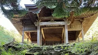 Silent Mountain Climbing to a Shinto Shrine