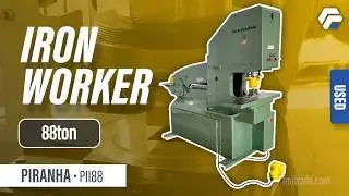 For sale Piranha PII88 Ironworker | FMI Machinery | Metalworking Machinery