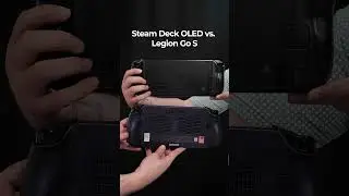 Steam Deck vs Legion Go S 3 side by side comparison 👀 #gaming #handheldgaming