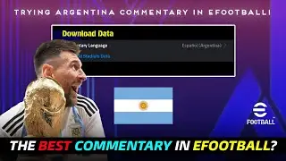 The Best Commentary in eFootball? i Tried ESPA&Ntilde;OL Argentina Commentary & It's INSANE! 🇦🇷🔥