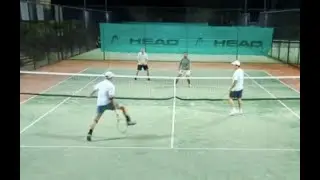HDTA Div 1 w/ Gerry vs. Nick/Gerry (6-3, 6-4, 7-6 (4))