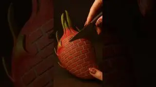 Mini brick dragon fruit #asmr ##mini #dragon