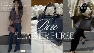 MY BEST LEATHER BAGS FOR 2025| luxury-mid luxury bags, fall fashion trends #fallhandbags #fall 