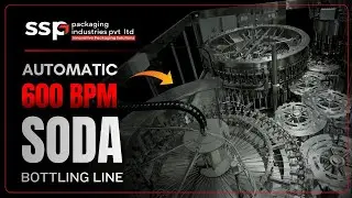 Automatic Upto 600 BPM Drinking Soda Filling Bottling Line #filling  #ssppackaging #bottlingline