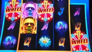 The New Frankenstein Returns Wheel Bonus is Off the Charts! &hearts;️🎰 #vegas #gaming 