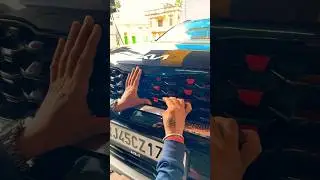 Kia Sonet Grill Modification 🥰😍#kia #kiasonet #shorts #wrap #cars #seltos