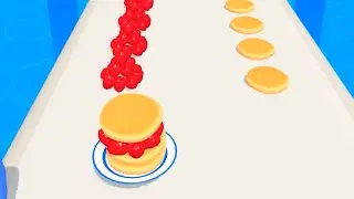 Pancake Run 🍔🍓🍒 All Levels Gameplay Walkthrough (Android, iOS) | GameKar
