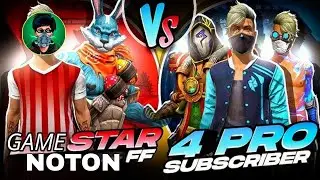 GAMESTAR VS 4 PRO SUBSCRIBERS 😎#classyff #nonstopgaming #freefirelive #rai #alexalive