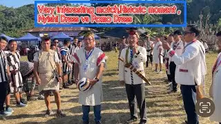 First ever Football Match in Traditional Style..Historic moment , Nyishi Tapum Dress vs Pomo Dress ⚽