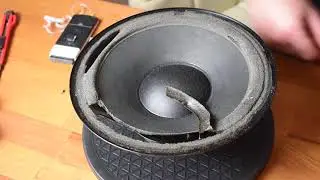 Jamo J-123 studio monitor  - A look Inside , loudspeaker repair, studio monitor